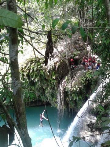 Canyoneering Waterfall Jump