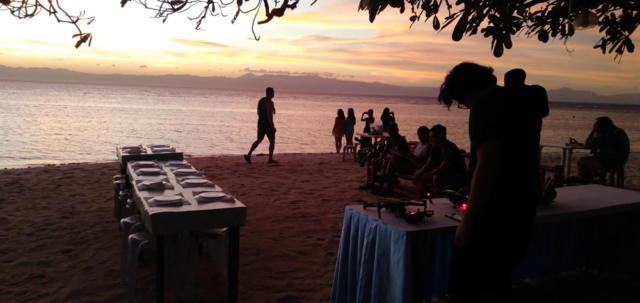 Catering at Lambug Beach